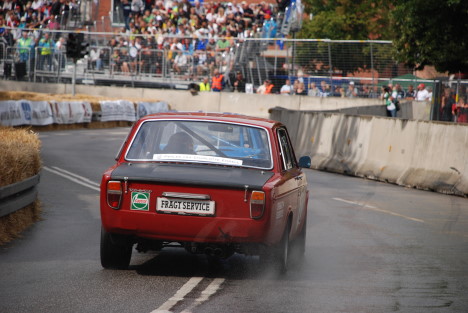 Ronnie Bremer kæmpede bravt med Volvo'en
(Foto: Motorsporten.dk)